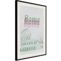 Arkiio Affisch Rome in Watercolours [Poster] 40x60 Poster